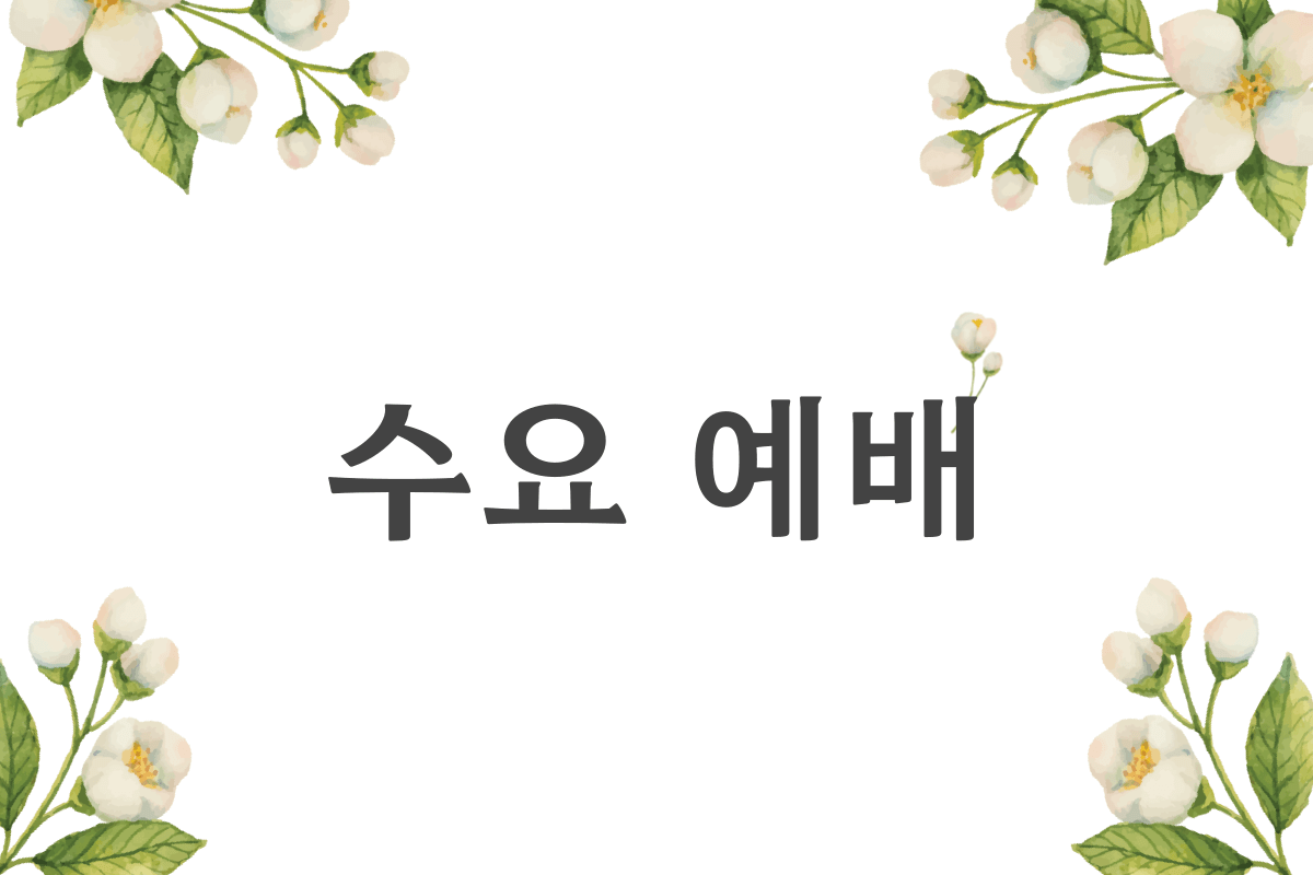수요-예배